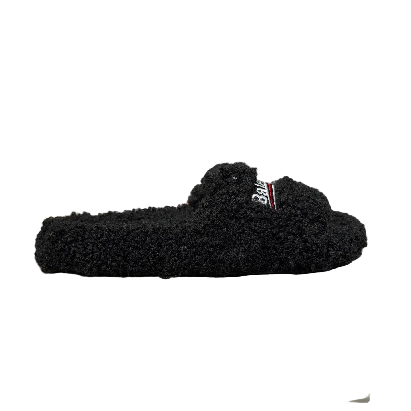 Bl*g Fur Slides Black
